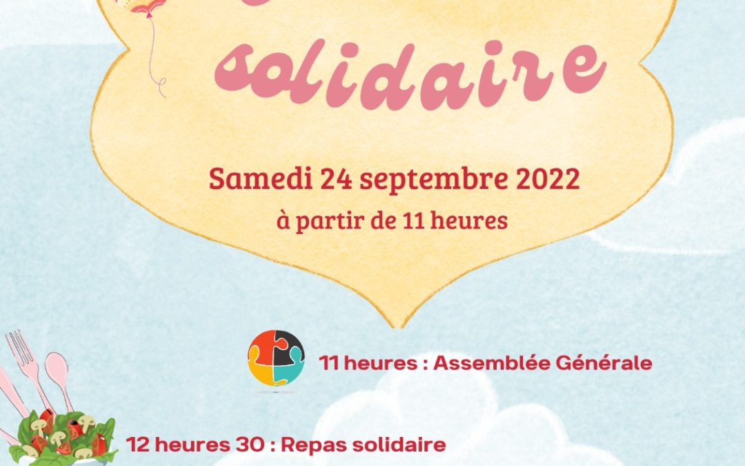 Assemblée Générale et Journée Solidairele 24 Septembre 2022